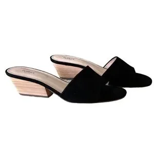 Botkier Shoes Nwob Botkier Carlie Black Suede Leather Chunky